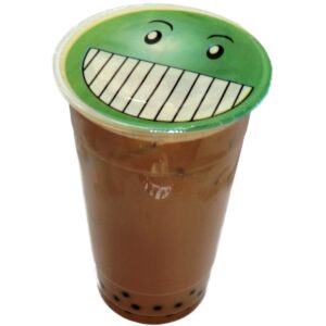 Chocolate Boba With Tapioca Pearls