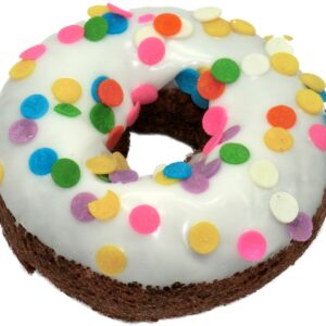 Chocolate Cake With Vanilla Icing And Rainbow Quins