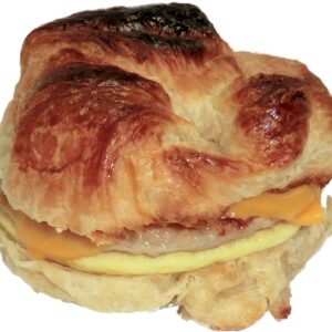 Egg, Cheese, And Meat Croissant