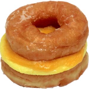Egg And Cheese Donut Sandwich