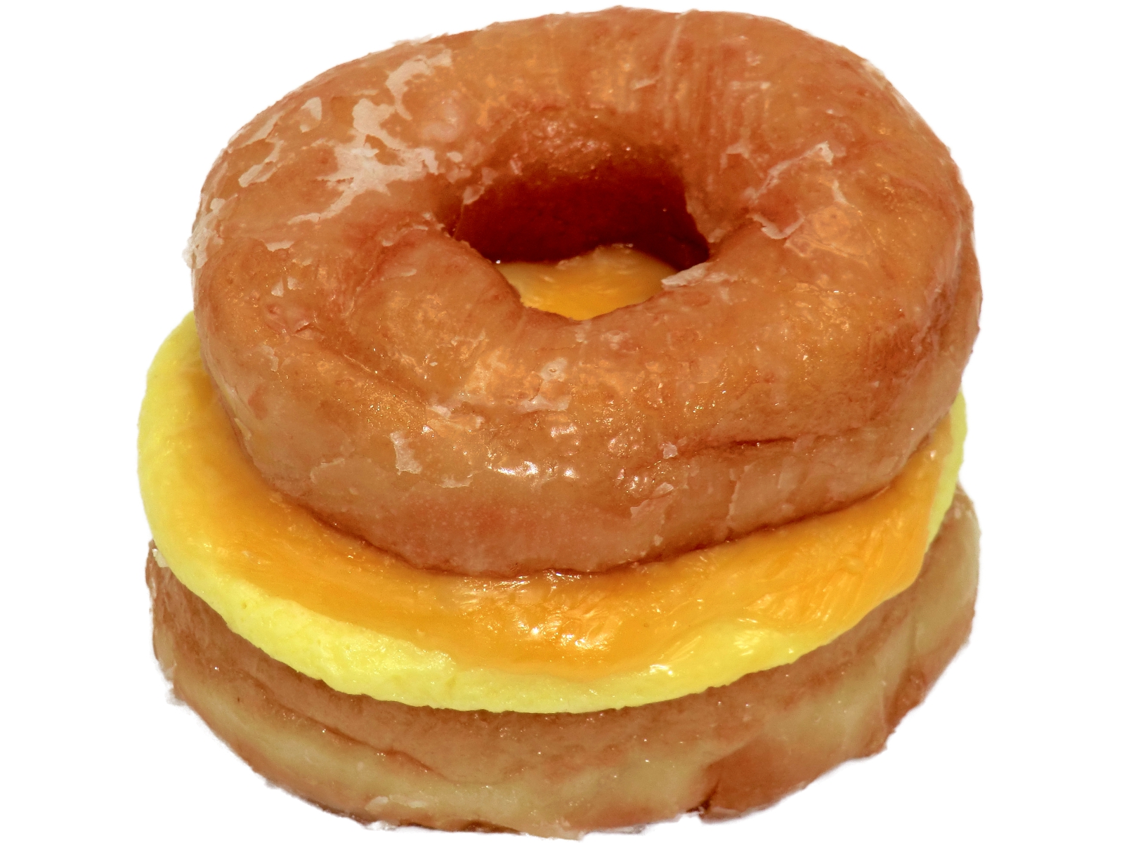 Egg And Cheese Donut Sandwich