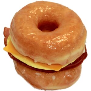 Ham, Egg, And Cheese Donut Sandwich 01
