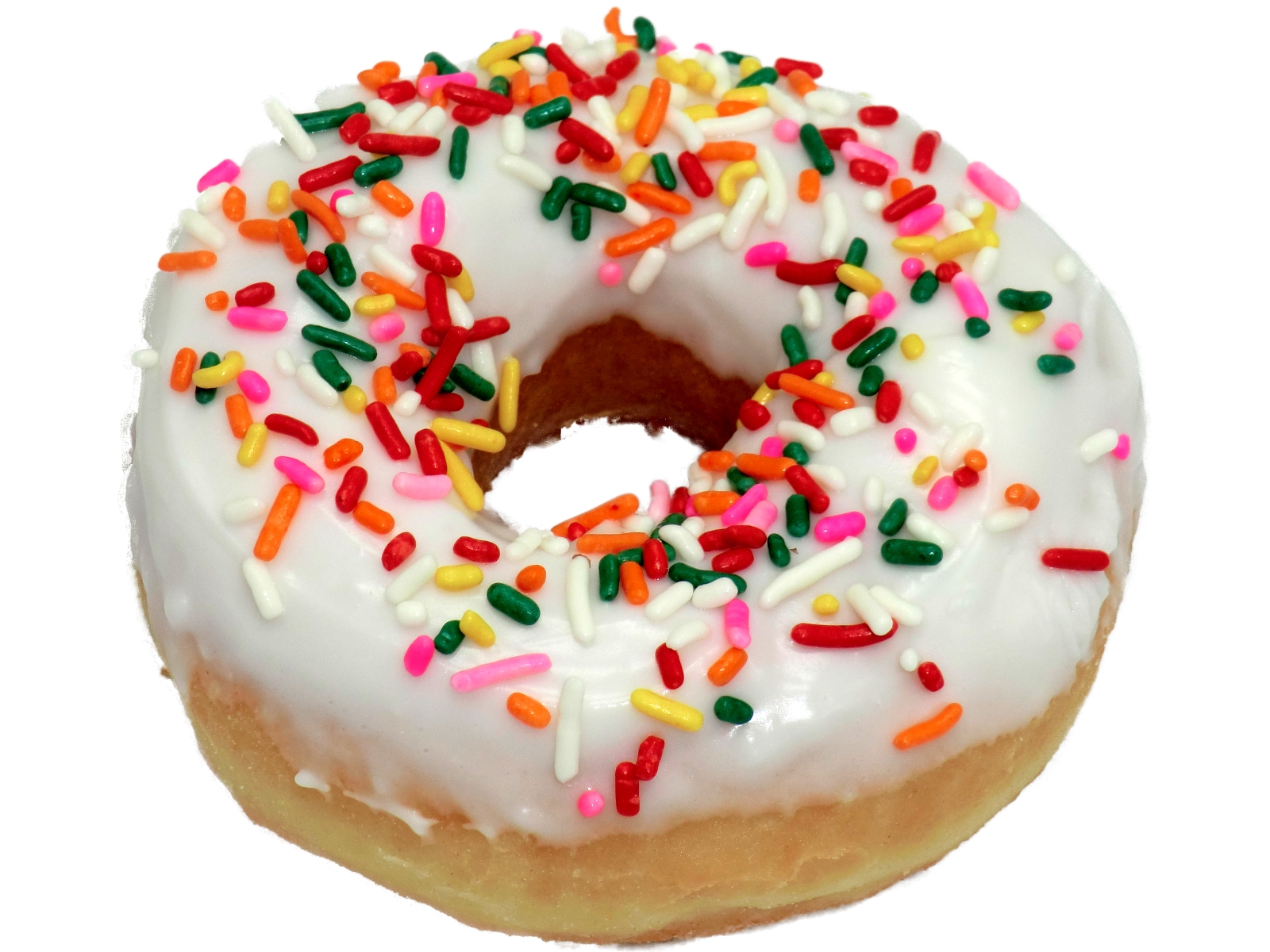 Original Glazed – Vanilla Iced with Rainbow Jimmies