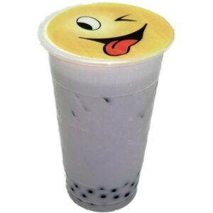 Taro Boba With Chocolate Pearls